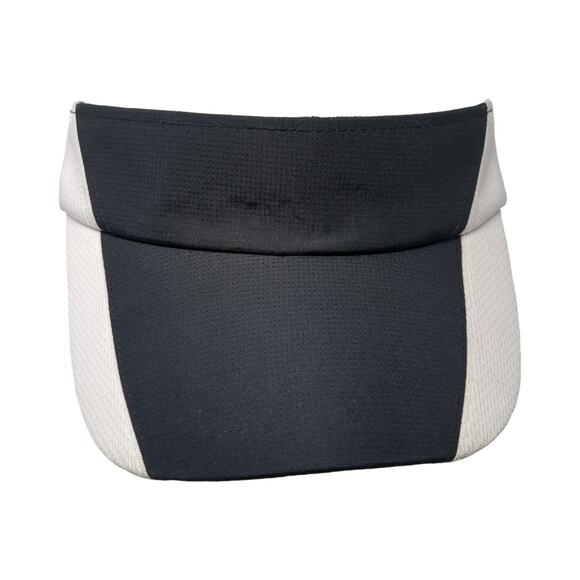 Headsweats Strapback Visor Hat Black One Size Adjustable Outdoor Blank - Picture 1 of 9